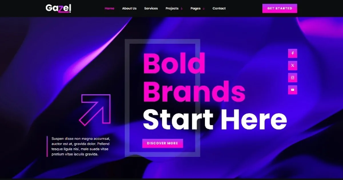 Gazel – Creative Agency Elementor Template Kit