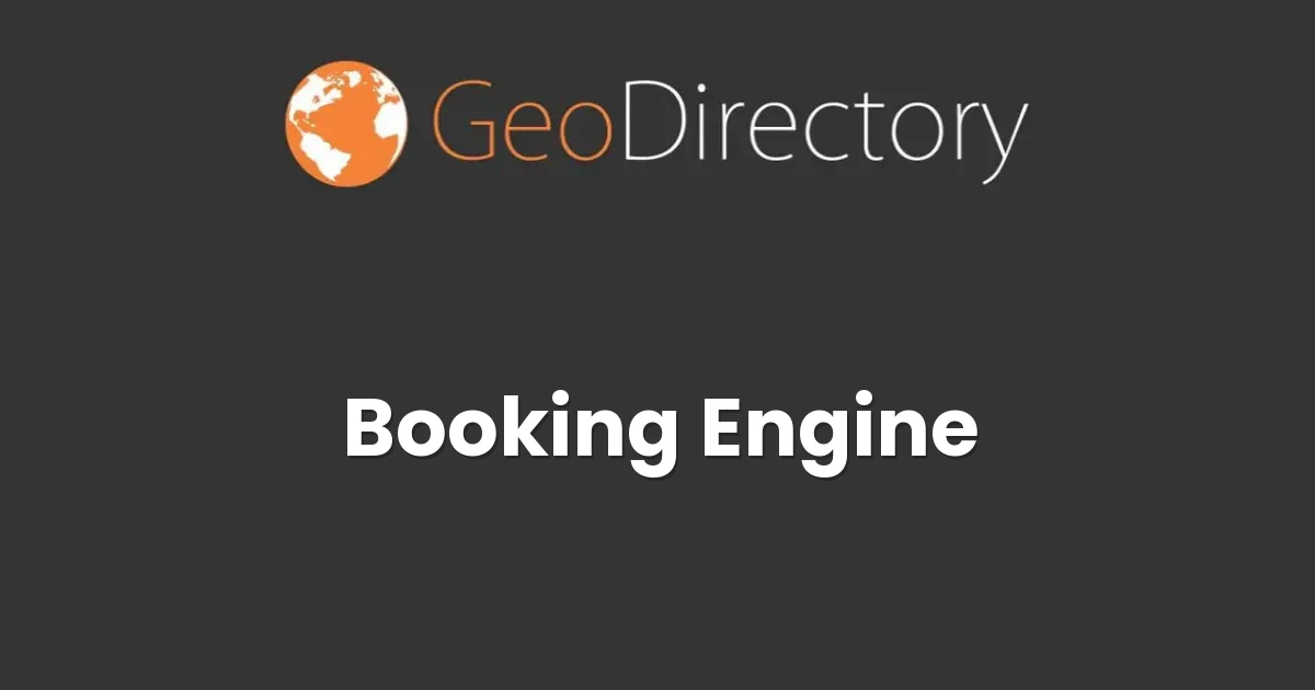 GeoDirectory Booking Engine