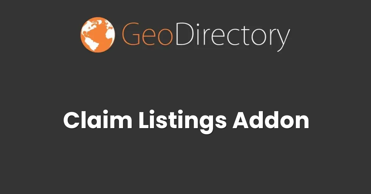GeoDirectory Claim Listings Addon