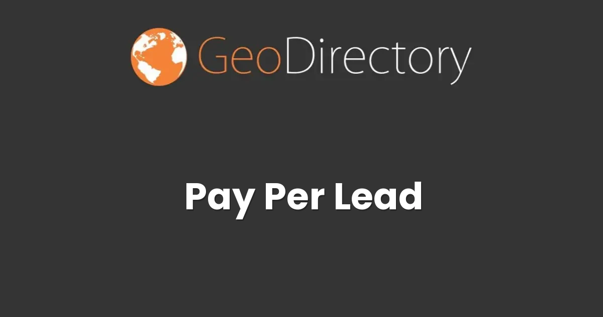 GeoDirectory Pay Per Lead