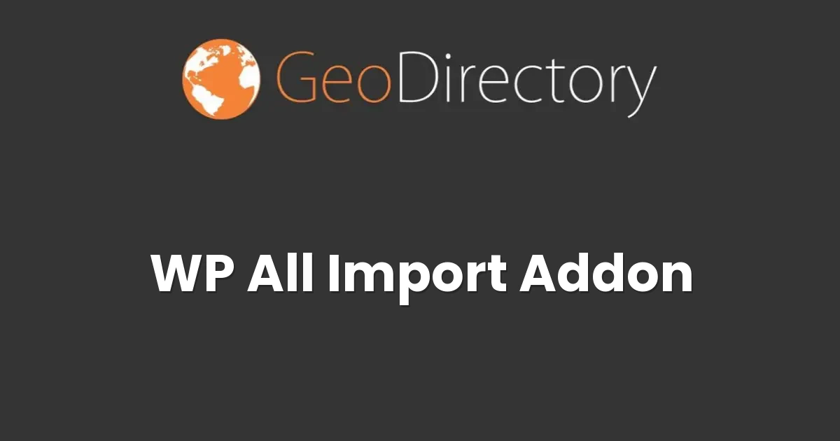 GeoDirectory WP All Import Addon