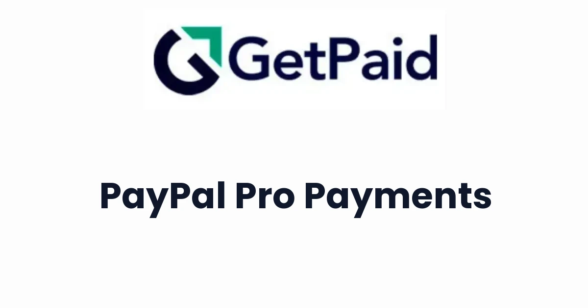 GetPaid Paypal Pro Payments