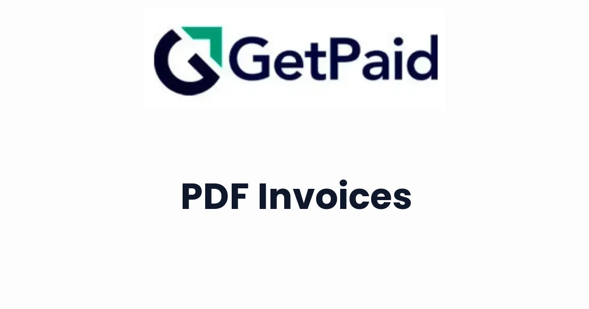 GetPaid PDF Invoices