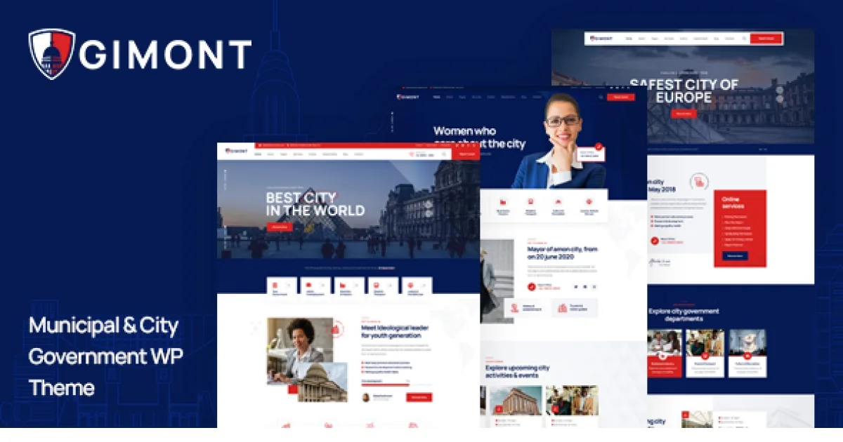 Gimont – City Government WordPress Theme