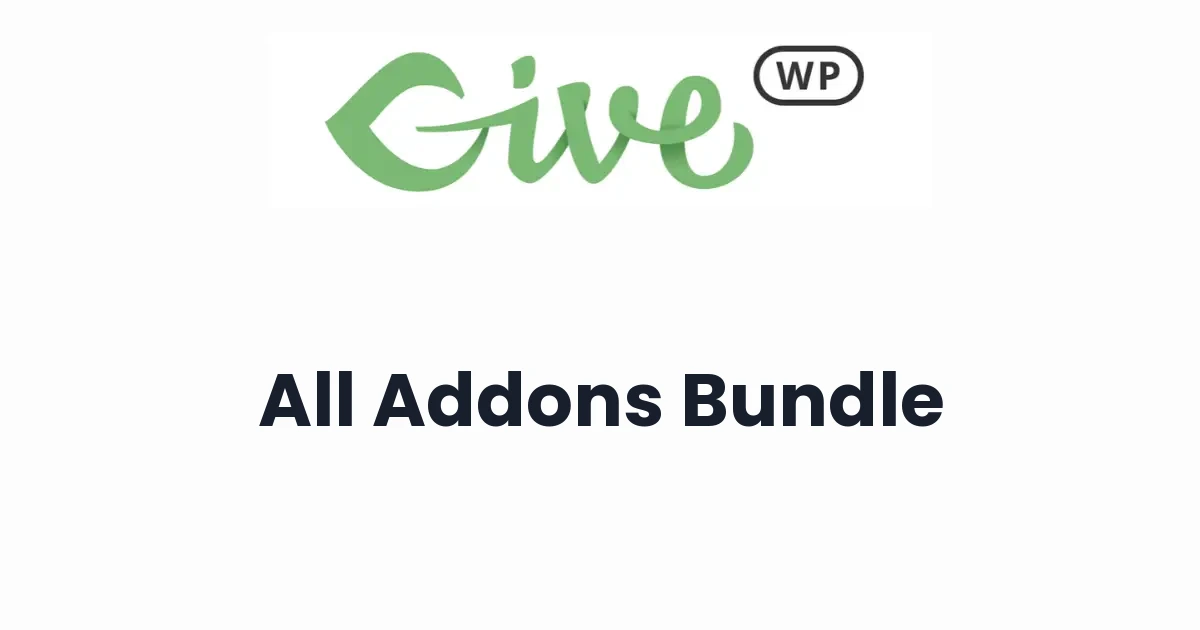 GiveWP All Addons