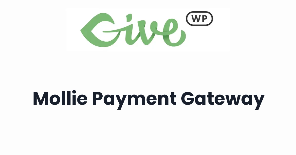 GiveWP Mollie Payment Gateway