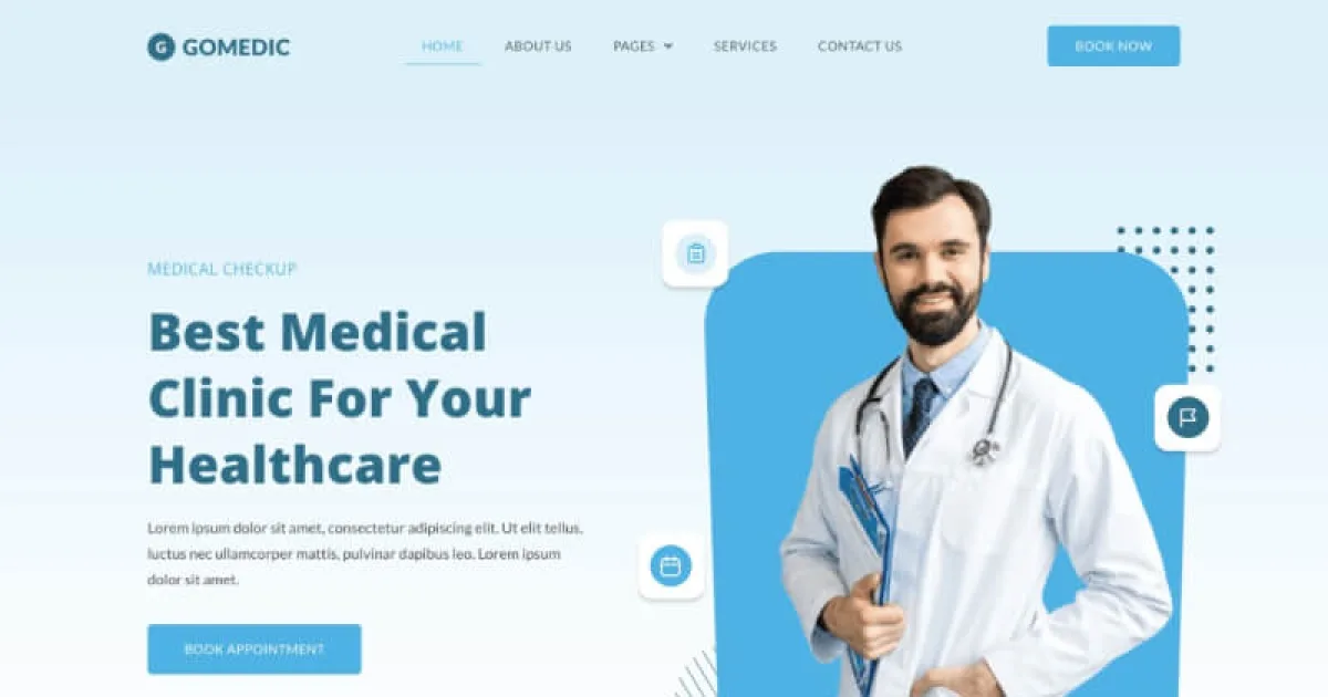 Gomedic – Medical Elementor Template Kit