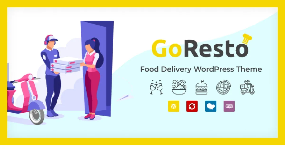 GoResto – Restaurant Food Delivery WordPress Theme