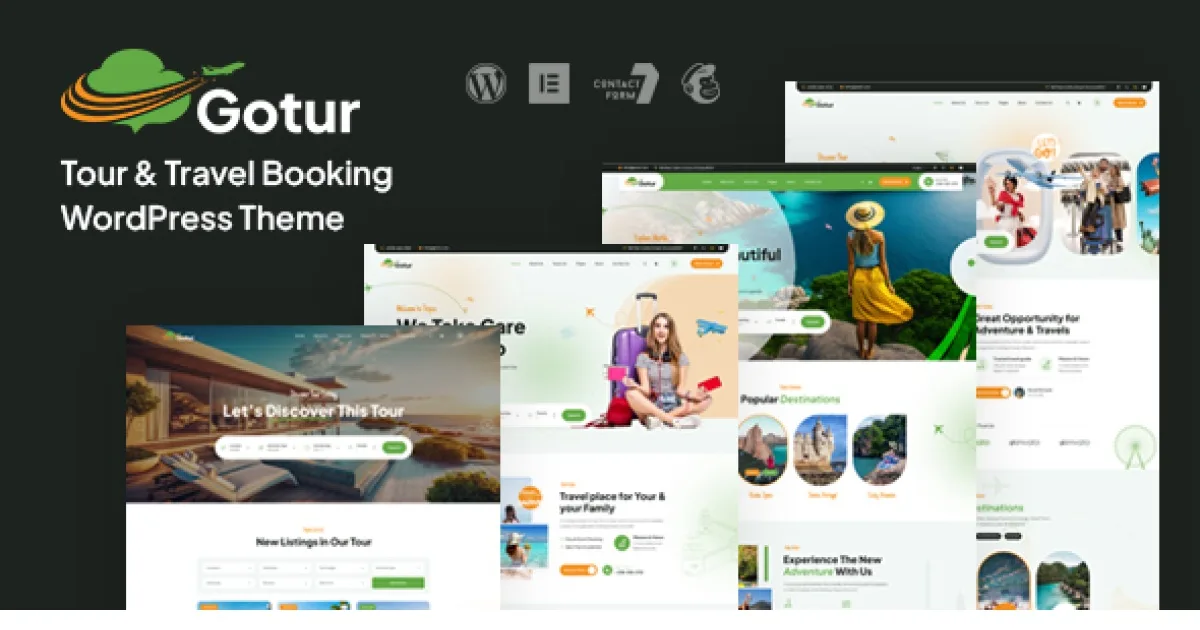 Gotur – Tour & Travel Booking WordPress Theme