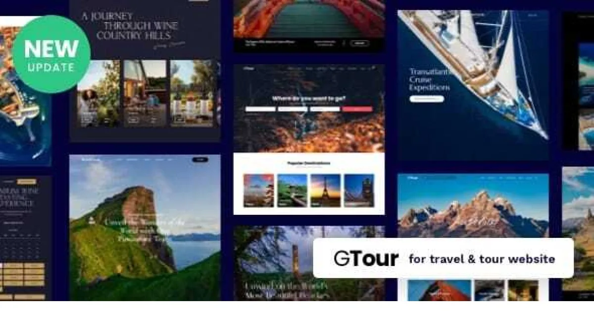 Grand Tour Travel Agency WordPress Theme - Official Release Preview