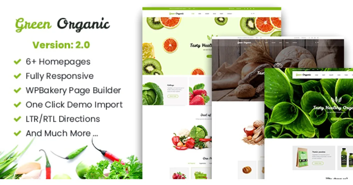 Greenorganic WordPress Theme