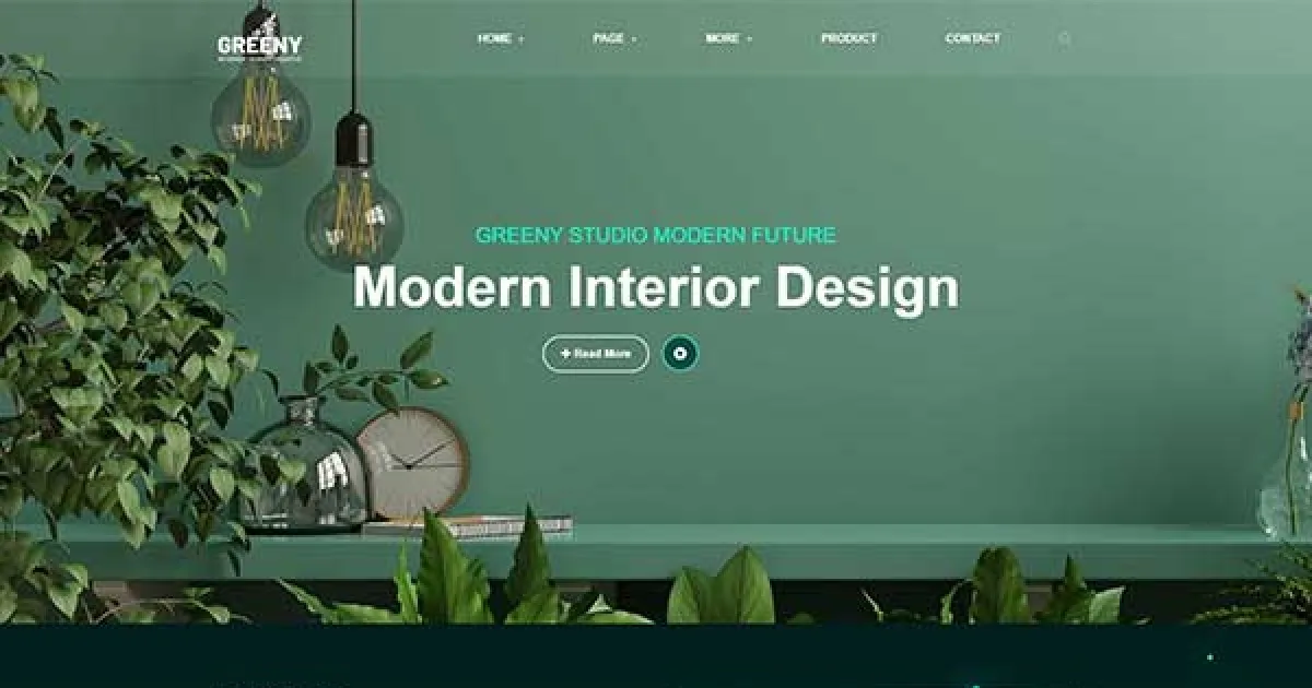 Greeny – Interior Elementor Template Kit