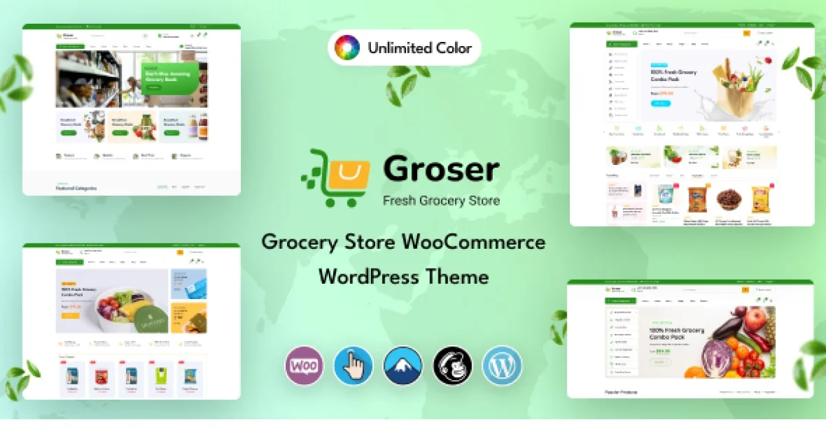 Groser WordPress Theme - Official Release Preview