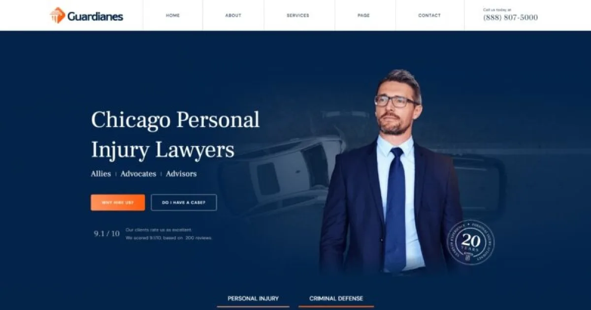 Guardianes – Attorney Law Firm Elementor Pro Template Kit