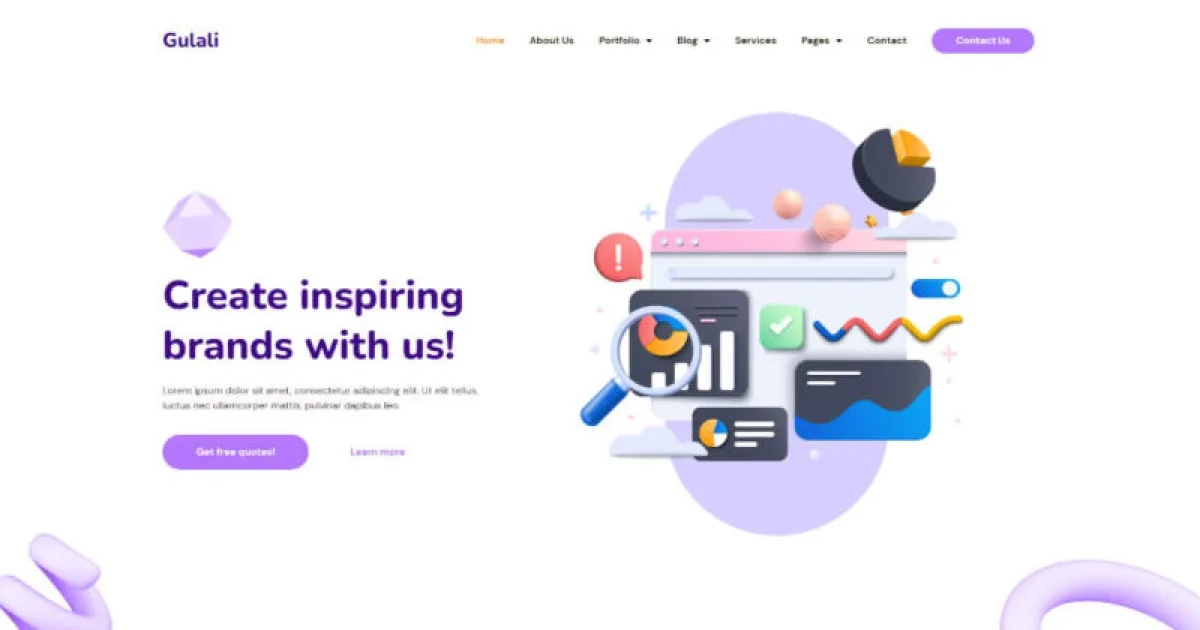Gulali – Creative Portfolio Elementor Template Kit