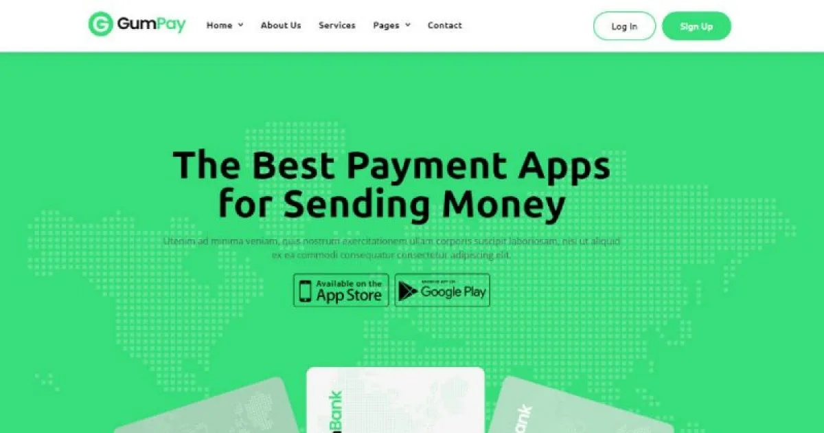 GumPay – Money Transfer & Online Payments Elementor Template Kit