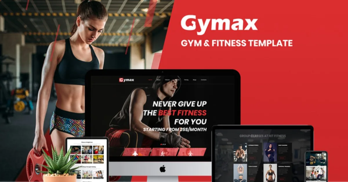 Gymax – Gym & Fitness Elementor Template Kit