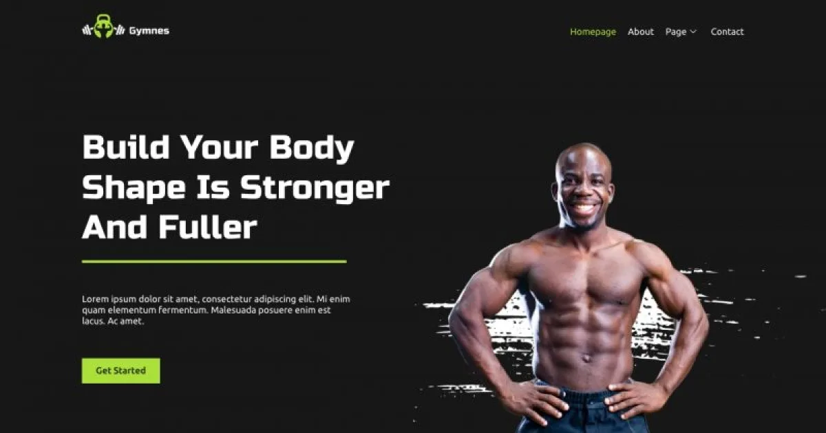 Gymnes – Fiteness & Gym Elementor Template Kit