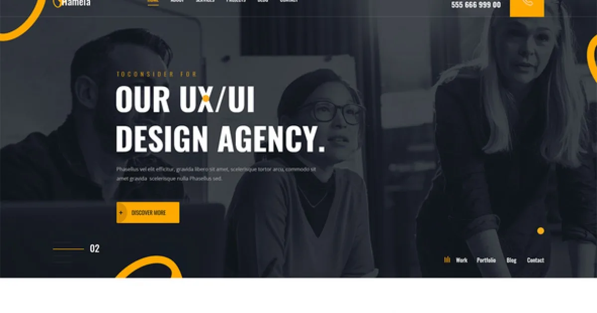 Hamela – Digital Agency Services Elementor Template Kit