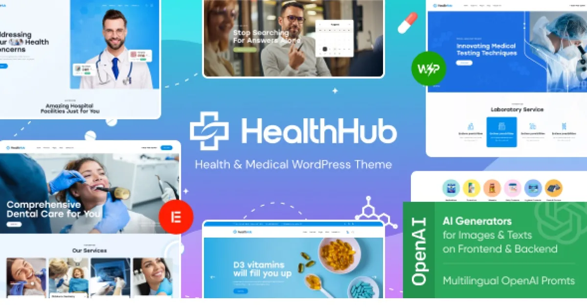 HealthHub Theme – Health & Medical WordPress Theme