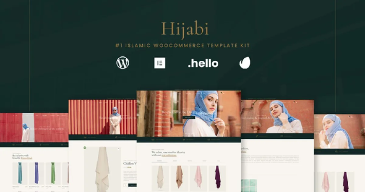 Hijabi – Muslim Shop Woocommerce Elementor Template Kit