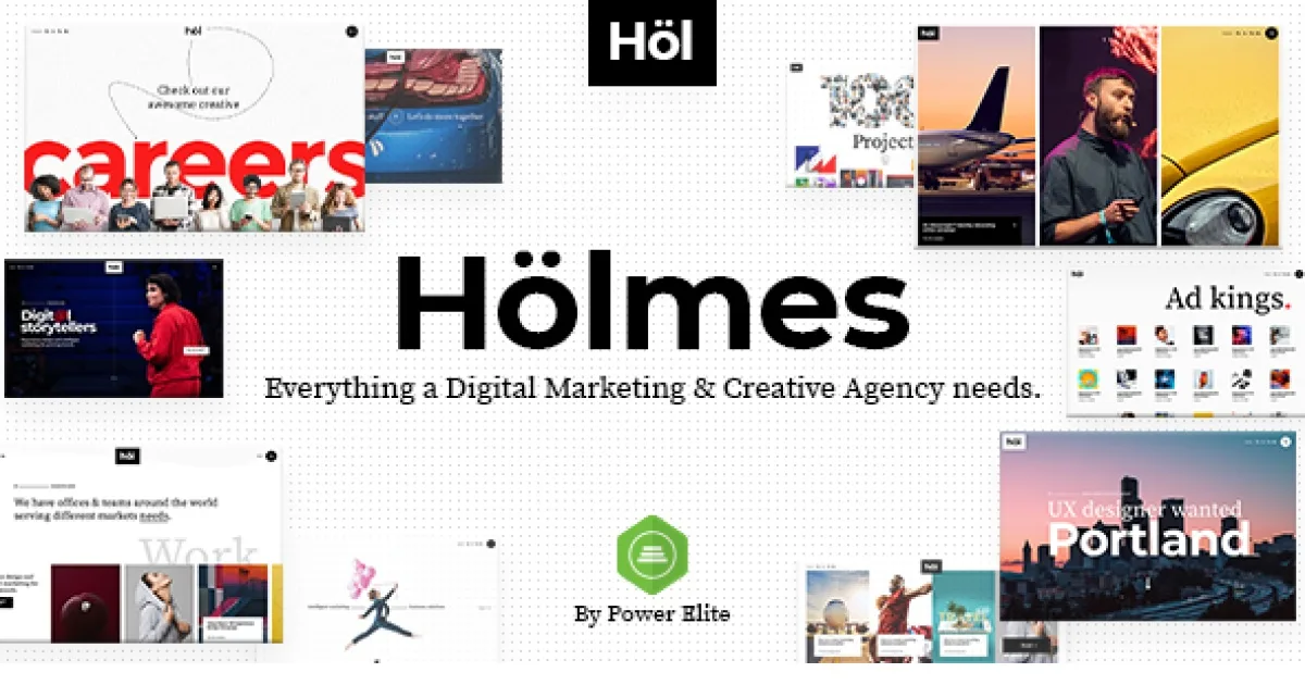 Holmes Digital Agency Theme