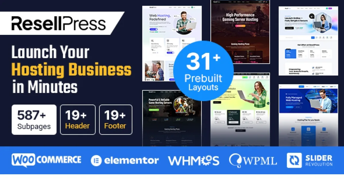 Hostie – Web Hosting & WHMCS WordPress Theme