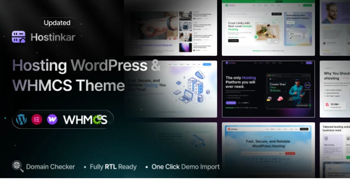 Hostinkar – Hosting WordPress & WHMCS Theme 