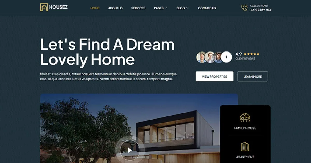 Housez – Real Estate & Property Elementor Template Kit