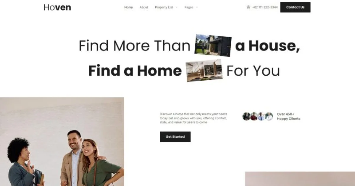 Hoven – Real Estate & Property Elementor Template Kit