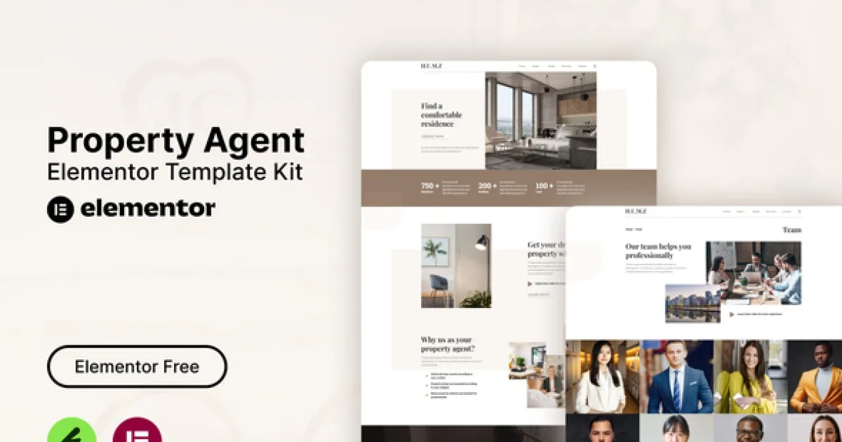 Humz – Property Agent Elementor Template Kit