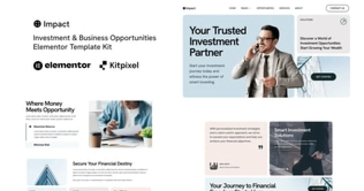 Impact Investment Business Opportunities Elementor - Official Release Preview