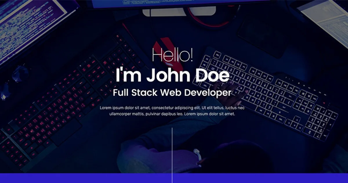 Indev – Portfolio Elementor Template Kit For Developer