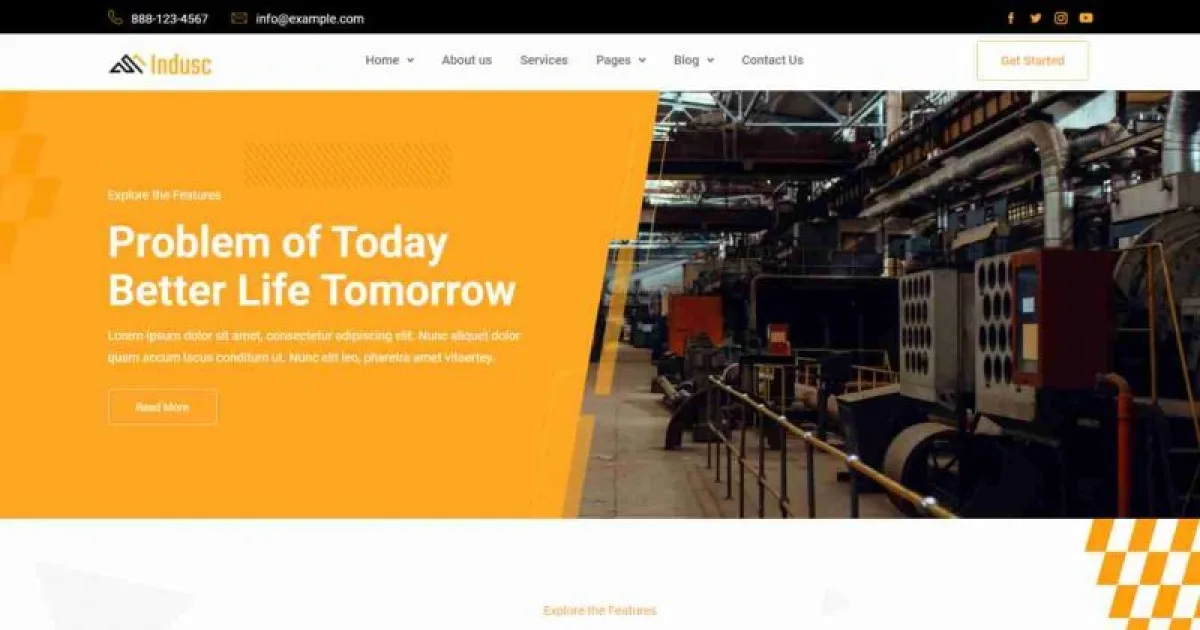 Indusc – Construction & Industrial Elementor Template Kit