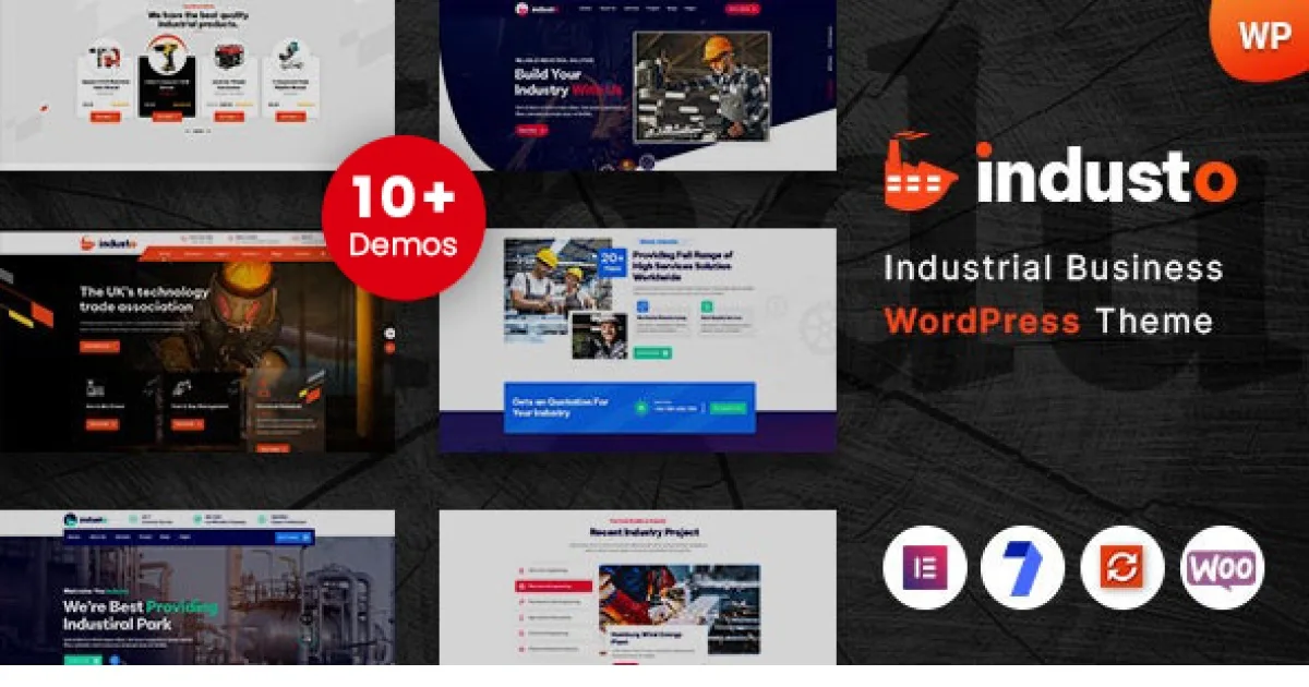 Industo – Factory & Industry WordPress Theme