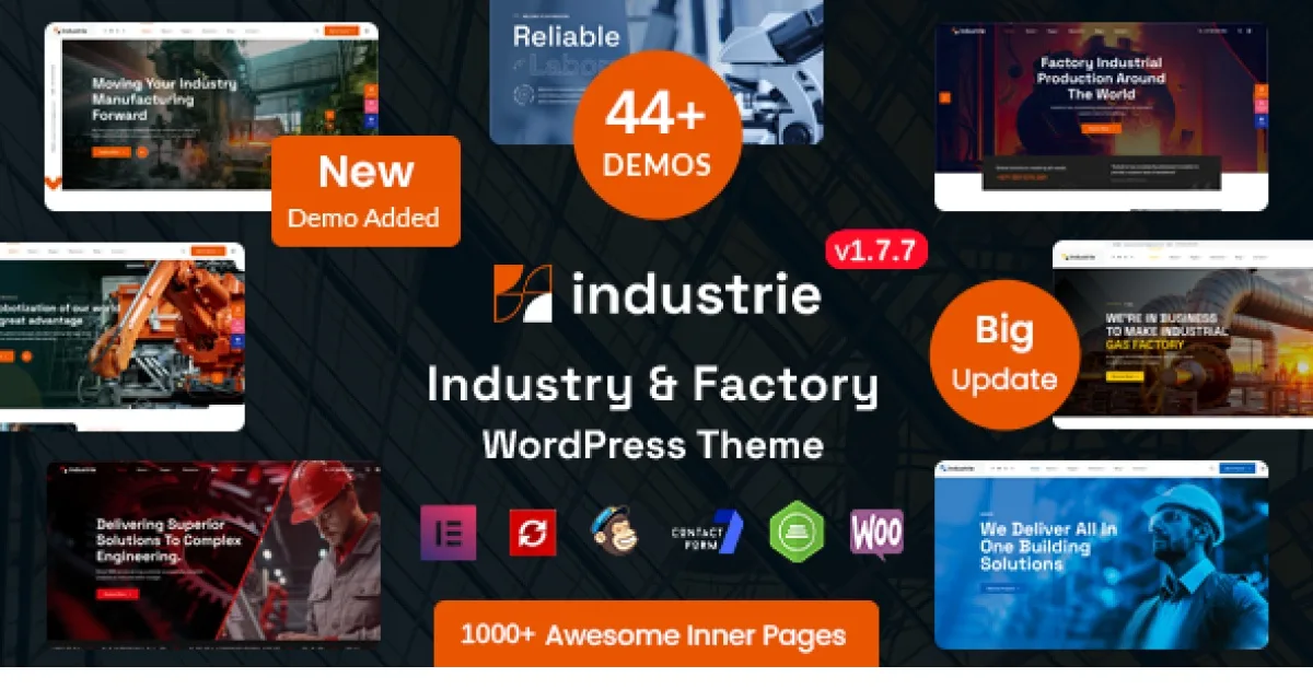 Industrial WordPress Theme