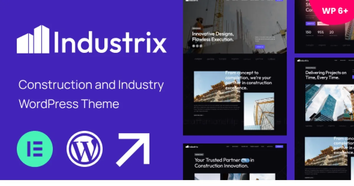 Industrix – Manufacturing & Industrial Gutenverse FSE WordPress Block Theme