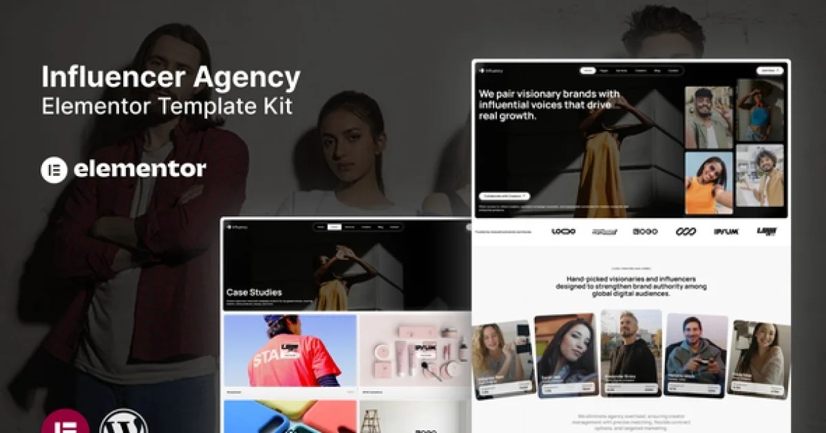 Influence – Influencer Marketing Template Kit