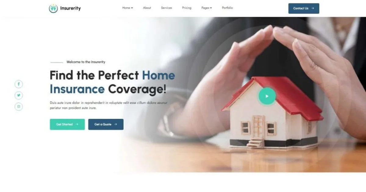 Insurerity – Insurance Agency Elementor Template Kit