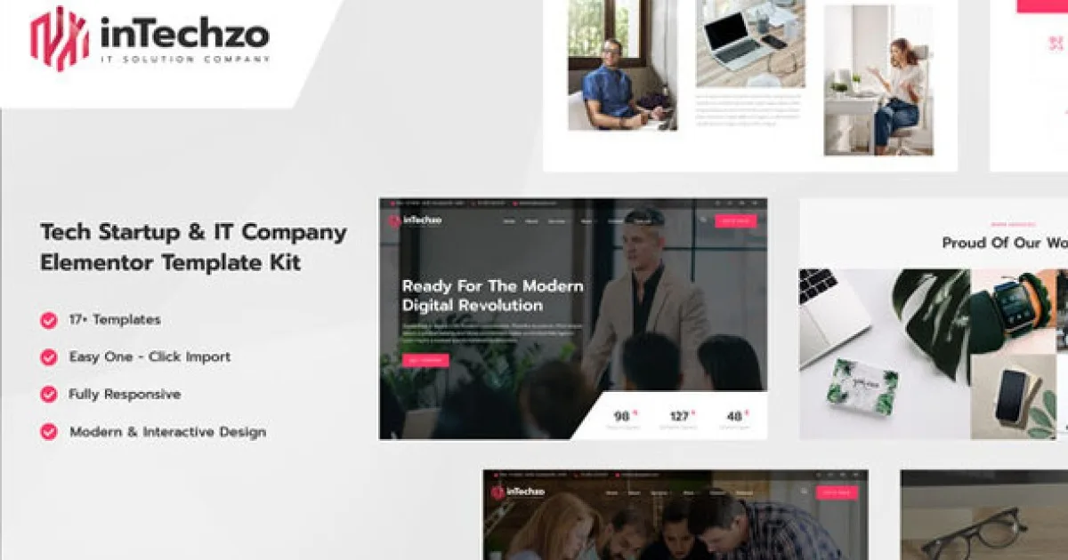 inTechzo – Startup & IT Company Elementor Template Kit - Official Release Preview