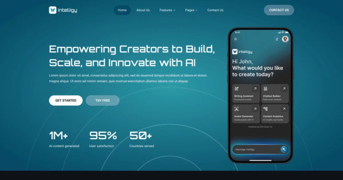 Intelligy – Artificial Intelligence Elementor Template Kit