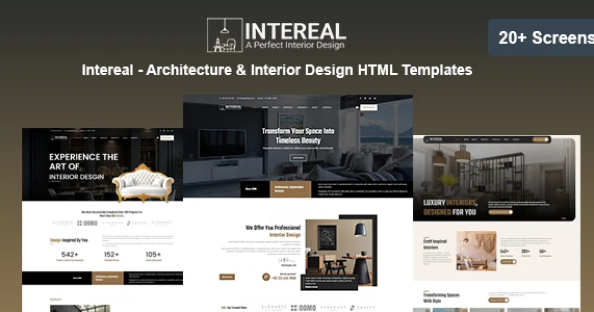 Intereal – Architecture & Interior Design HTML Templates