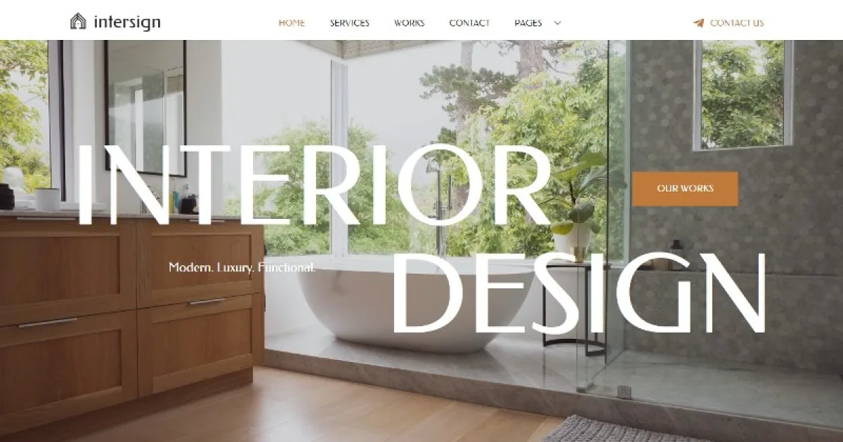 InterSign – Interior Design & Architecture Elementor Template Kit