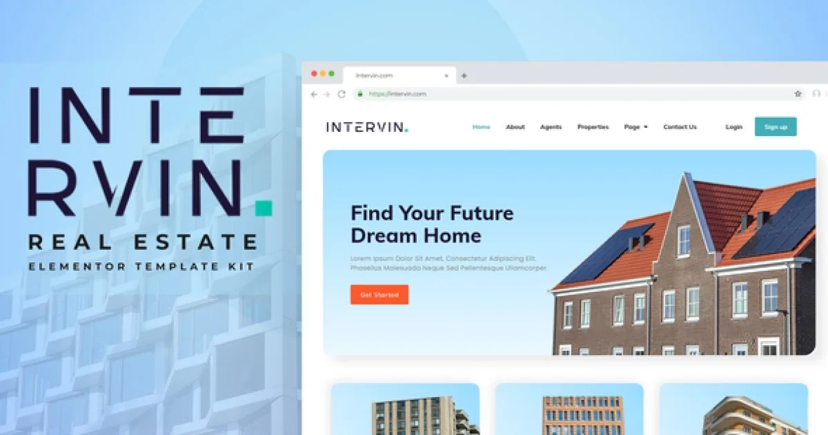 Intervin – Real Estate Elementor Template Kit