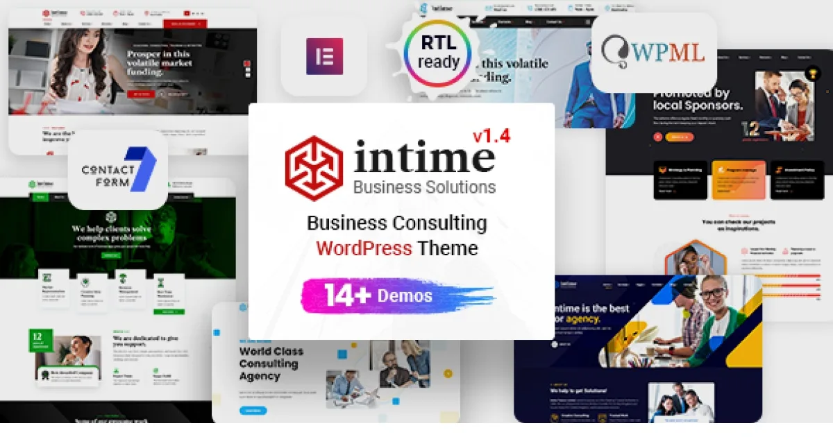 Intime Theme – Business Consulting WordPress Theme