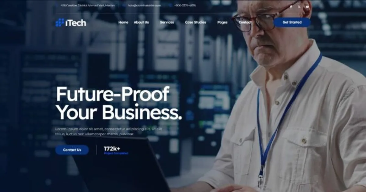 iTech – IT Solutions & Services Company Elementor Template Kit