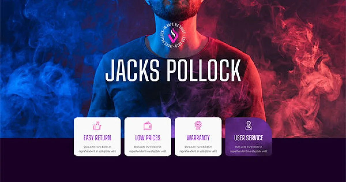 Jacks Pollock – Vape Elementor Template Kit