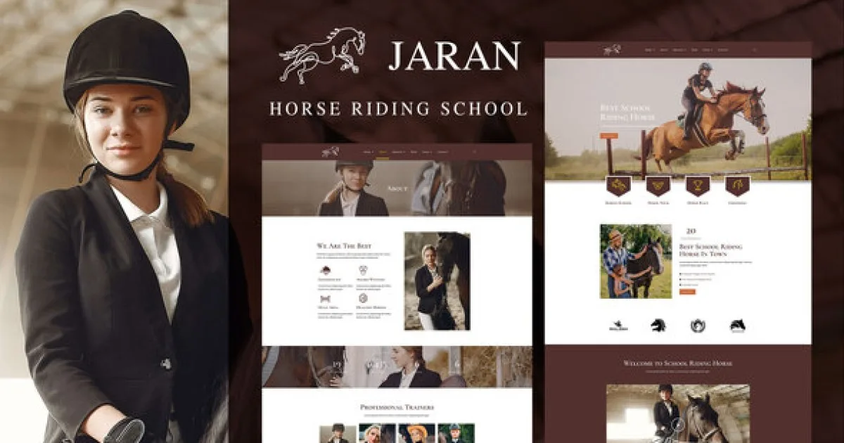 Jaran – Horse Riding School Elementor Template Kit