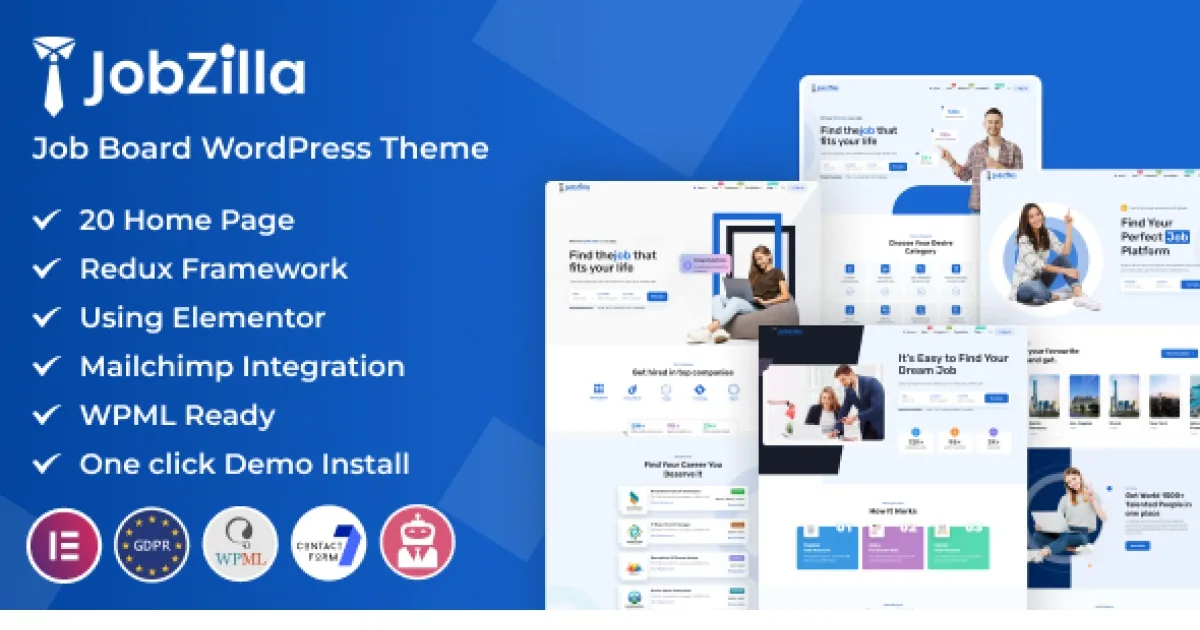 JobZilla Theme – Job Board WordPress Theme - Official Release Preview