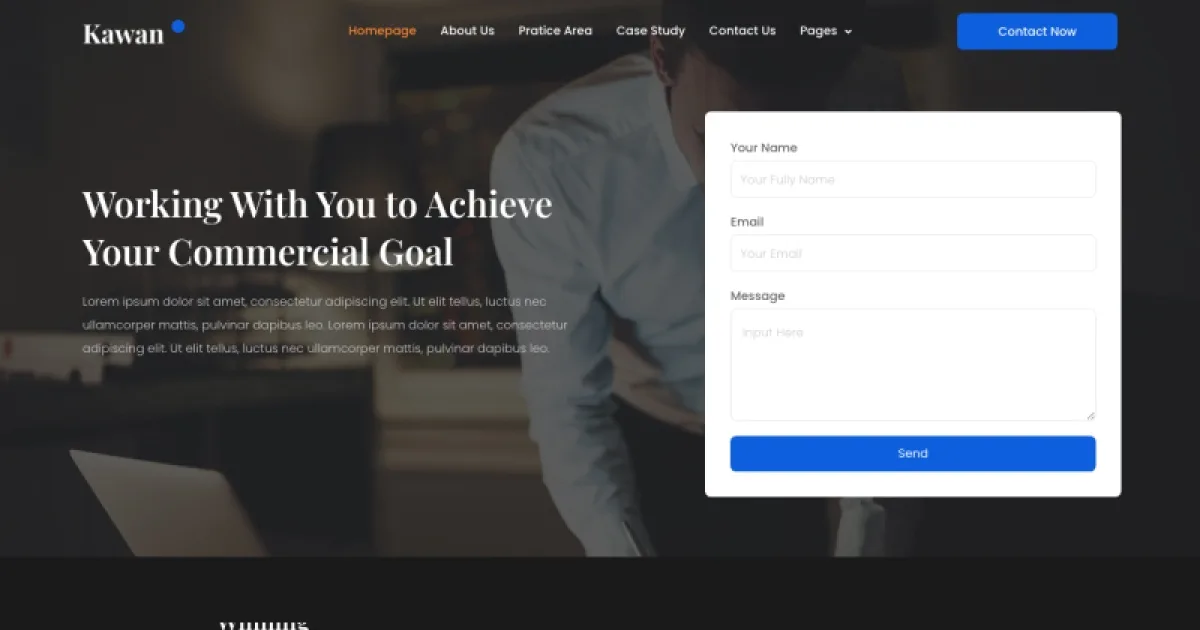Kawan – Law Firm Elementor Template Kit